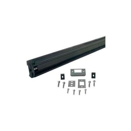 M-D Building Products M-D Aluminum Locking Slide Bolt Combination Astragal, Bronze, 96 70023